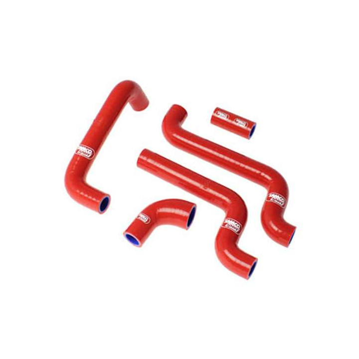 Kit 5 durites de radiateur SAMCO rouge Aprilia RS125