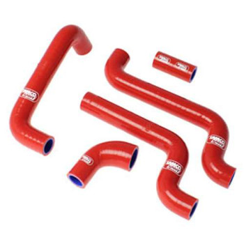 Kit 5 durites de radiateur SAMCO rouge Aprilia RS125