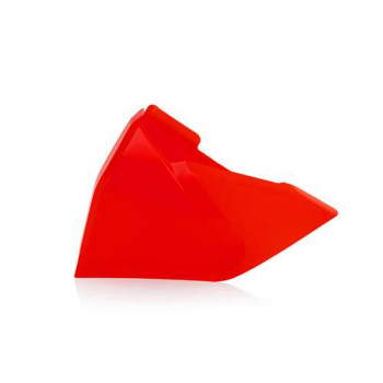 Cache boîte à air gauche orange fluo Acerbis KTM SX85 (0022930.014)