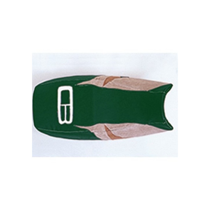 Housse de selle Bagster (2037G) Vert Fonce/Champagne/Havane/Lettres Blanches Honda CB500 95 Housse de selle Bagster (2037G) Vert Fonce/Champagne/Havane/Lettres Blanches Honda CB500 95