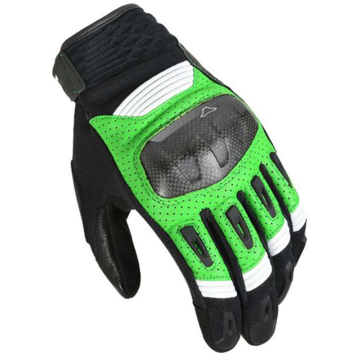 Gants moto Macna RIME Vert/Noir