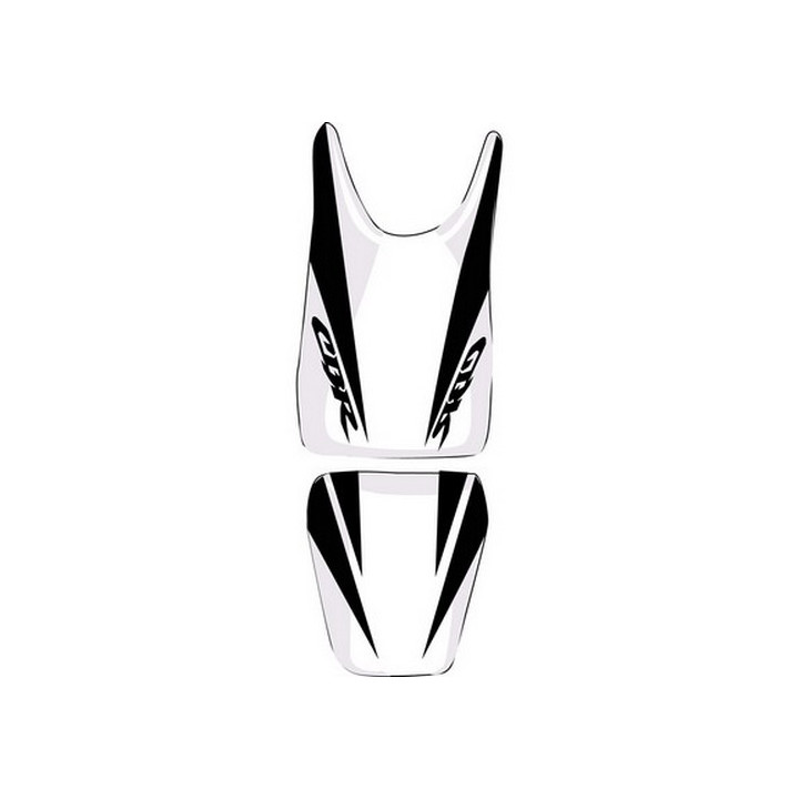 Housse de selle Bagster (2105H) Gris Clair/Espace/Lettres Anthracites Suzuki GSX1300R Hayabusa 02