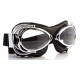 Lunettes vintage Nannini STREETFIGHTER Noir/Chrome, verres fumés gris