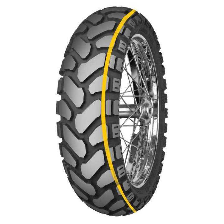 Pneu arrière Mitas E-07+ 140/80B18 70T TL M+S DAKAR YELLOW