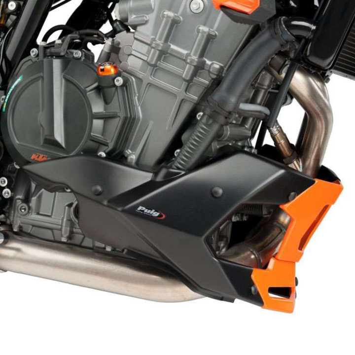 Sabot moteur Puig noir mat (9669J) KTM 790 DUKE
