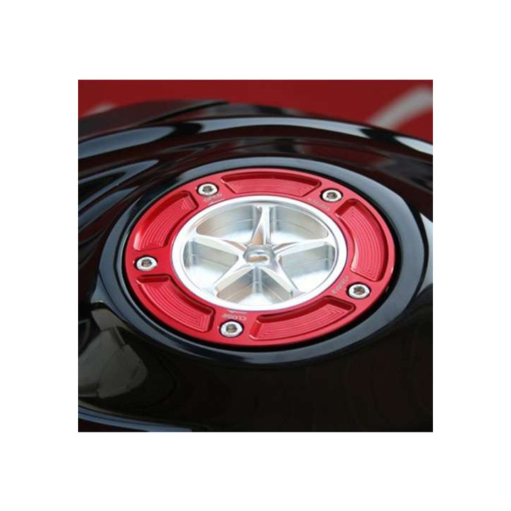Cerclage pour trappe à essence à visser Evotech FC-SU2 Suzuki 5 vis