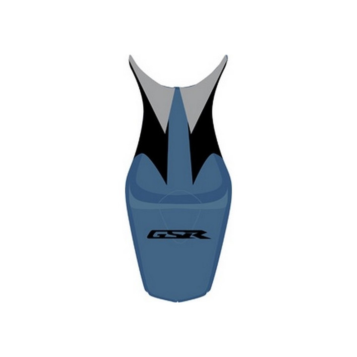 Housse de selle Bagster (2176B) Acier/Noir/Gris Clair/Lettres Noires Suzuki GSR600 06