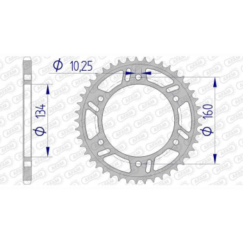 AFAM 47 teeth not 520 type 11618 Honda CBR 600 F