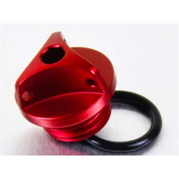 Bouchon de carter d'huile Pro-Bolt M27 x 3,00 (Yamaha) Rouge