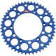 Renthal blue anti-sludge sprocket 49 teeth Yamaha YZ125/250/450