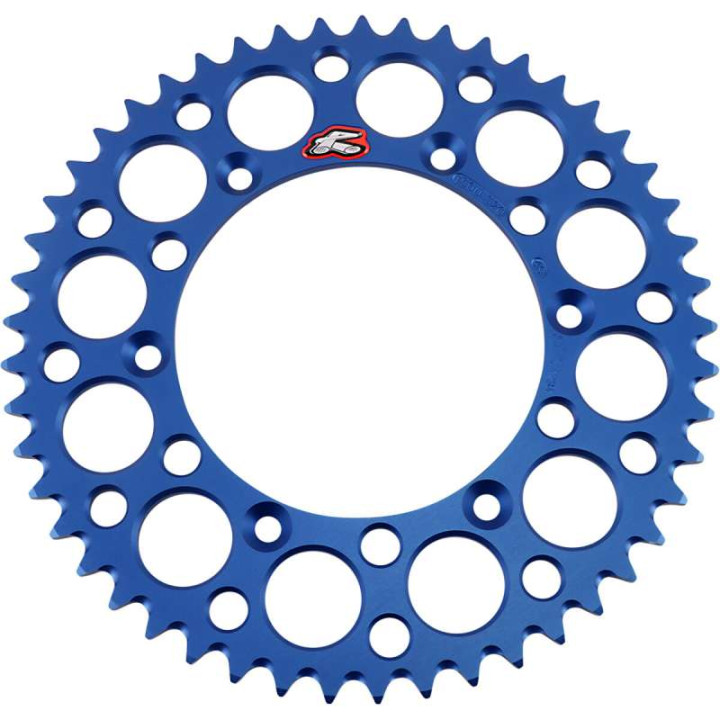 Renthal blue anti-sludge sprocket 49 teeth Yamaha YZ125/250/450