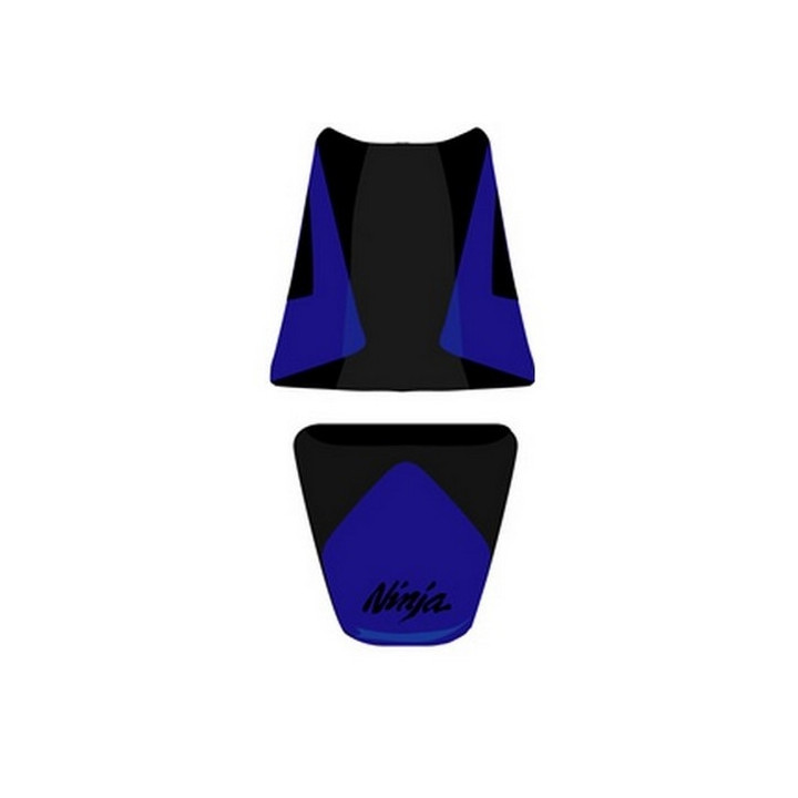 Saddle cover Bagster (2163C) Blue/Black/Black Letters Kawasaki ZX6 R/RR 05