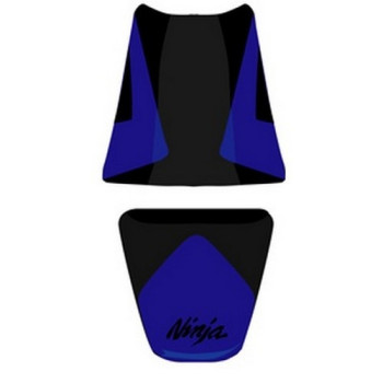 Housse de selle Bagster (2163C) Bleu/Noir/Lettres Noires Kawasaki ZX6 R/RR 05 Housse de selle Bagster (2163C) Bleu/Noir/Lettres Noires Kawasaki ZX6 R/RR 05