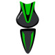 Saddle cover Bagster (2190E) Green/Black Matt/White Letters Kawasaki ZX6 R/RR 08