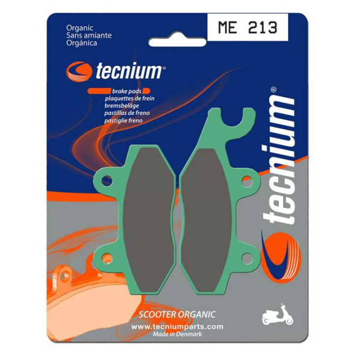 Brake plates organic motorcycle Tecnium ME213
