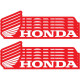 Set of x10 D'COR Honda sticker sheets