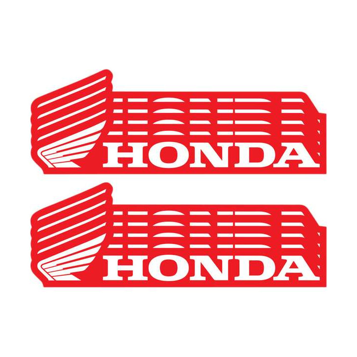 Set of x10 D'COR Honda sticker sheets