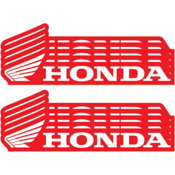 Set of x10 D'COR Honda sticker sheets