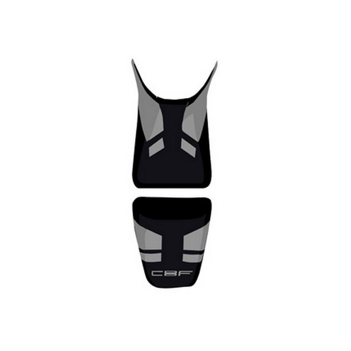 Saddle cover Bagster (2184A) Black/Nubuck Black/Letters Grises Claires Honda CBF1000 06-09