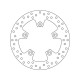 Rear brake disc Brembo Oro series 68B407F1