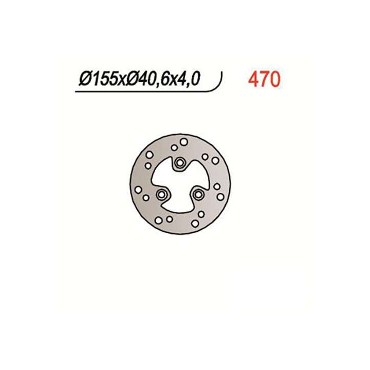 Front left brake disc NG 470 APRILIA AMICO
