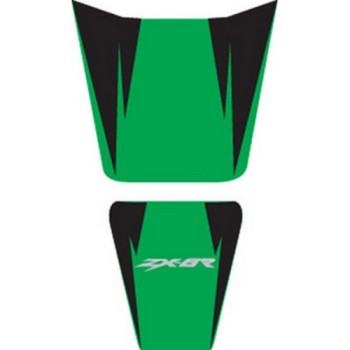 Housse de selle Bagster (2141D) Vert/Noir/Lettres Grises Claires Kawasaki ZX6 R/RR 04 Housse de selle Bagster (2141D) Vert/Noir/Lettres Grises Claires Kawasaki ZX6 R/RR 04