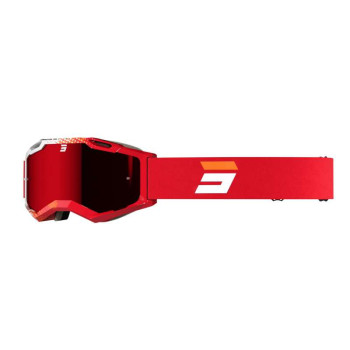 Masque moto cross Shot IRIS 2.0 FUSION RED GLOSSY