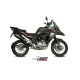 Silencieux Homologué Mivv SPEED EDGE Inox noir (E.004.LRB) Benelli TRK 502X