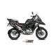 Silencieux Homologué Mivv SPEED EDGE Inox noir (E.004.LRB) Benelli TRK 502X