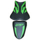 Housse de selle Bagster (2200G) Vert/Noir Lettres Vertes Kawasaki ZX6 R/RR 09-10