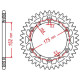 Couronne alu JT 48 dents ultra-light pas 520 type 853 Couronne alu JT 48 dents ultra-light pas 520 type 853