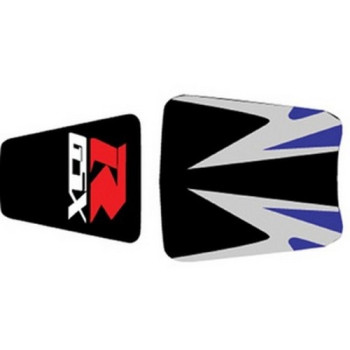 Saddle cover Bagster (2114Q) Baltic/Black/Gris Clair/R Fluo Suzuki GSX1000R 02