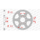 Couronne acier AFAM 38 dents pas 420 type 14100 Kawasaki AE 80 Couronne acier AFAM 38 dents pas 420 type 14100 Kawasaki AE 80