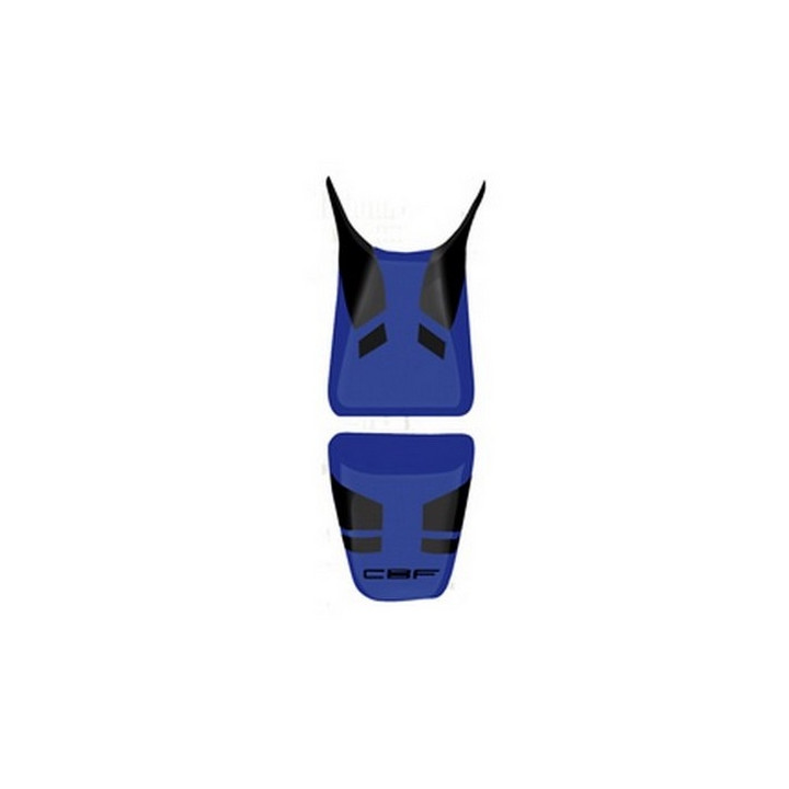 Housse de selle Bagster (2205E) Bleu/Noir Lettres Grises Honda CBF600 S 09