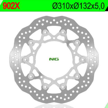 Disque de frein NG pétales Yamaha YZF-R6, FZ8, YZF-R1