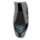 Housse de selle Bagster (2169B) Gris Clair/Noir/Tete De Bulldog Blanche Yamaha BT 1100 BULLDOG 05-06