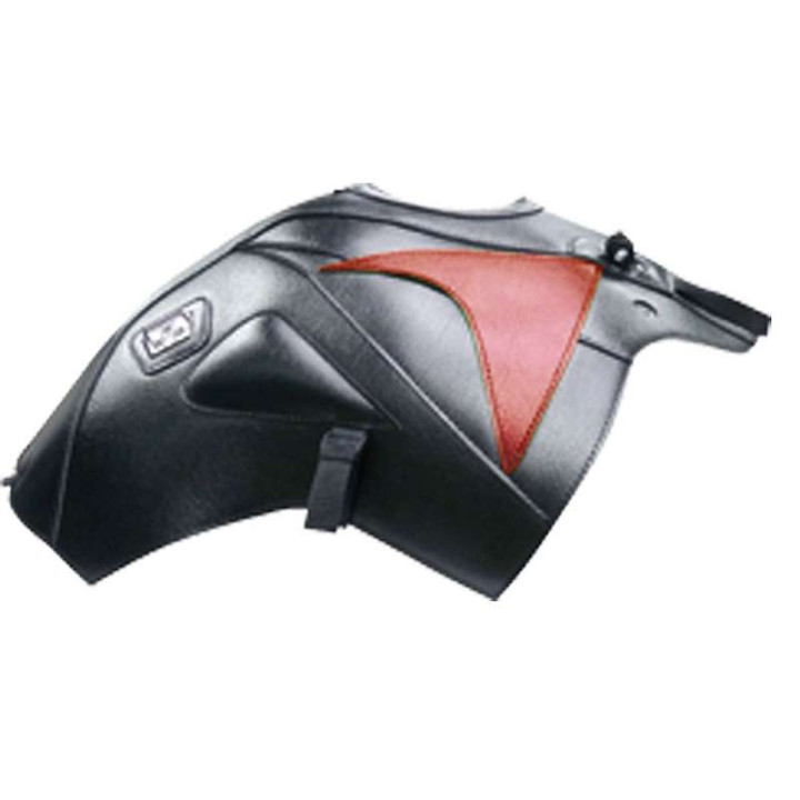 Bagster tank mat black /deco dark red (1482L) Honda CBF600 S (fairing fork head)