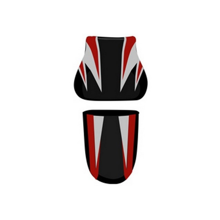 Housse de selle Bagster (2151I) Noir/Blanc/Rouge Suzuki GSX600R 05