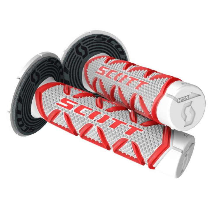 Handles Scott Diamond + Donut GRIP Rouge/Blanc