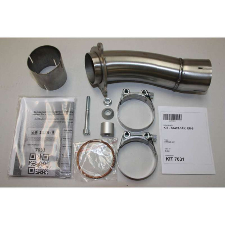 Silencieux homologué Ixil SOVE inox (OK7031VSE) Kawasaki ER-5