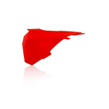 Cache boîte à air gauche orange fluo Acerbis KTM SX85 (0016898.014)