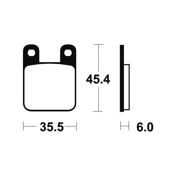 Brake plates Tecnium ME59