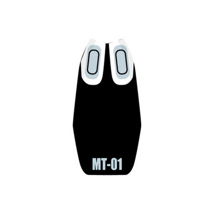 Saddle cover Bagster (2165G) White/Black/Silver/Silver Letters Yamaha MT-01 07/2008