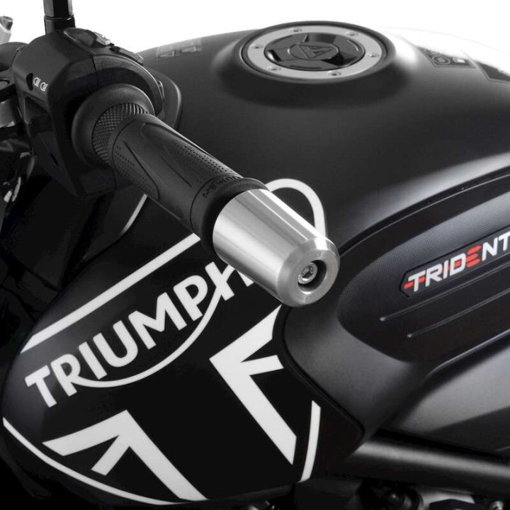 R&amp-G handlebar ends (BE0163SS) Triumph Tiger 660 Sport/Speed Triple 1200 RS/Trident 660/Suzuki GSX-1340R Hayabusa