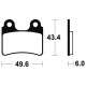BENDIX MA302 Organic Brake Pads
