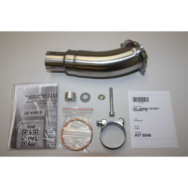 Silencieux homologué Ixil SOVE inox (OH6048VSE) Honda CB600F/S Hornet/CBR600F