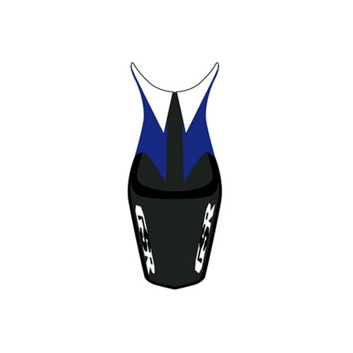 Saddle cover Bagster (2176Q) Blue/White/Black Letters White and Blue Suzuki GSR600 10 Saddle cover Bagster (2176Q) Blue/White/Black Letters White and Blue Suzuki GSR600 10