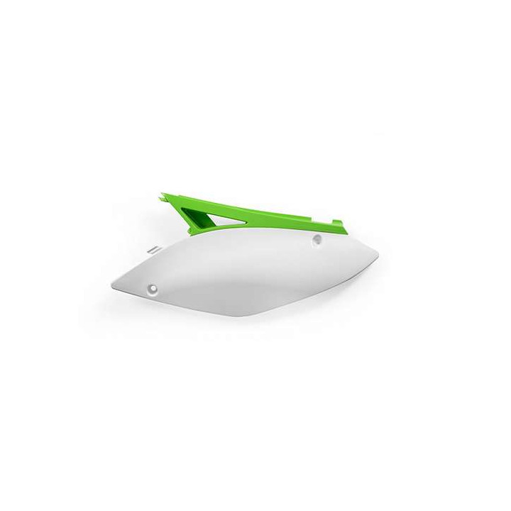 Acerbis Kawasaki KX-F250 green/white side plates (0013137.371)