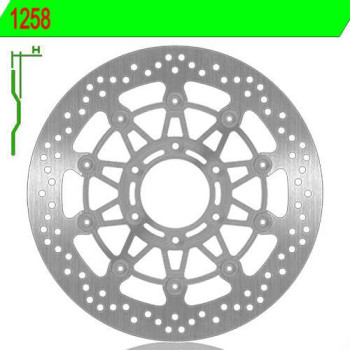 Front brake disc NG 1258 Triumph SPRINT ST 98-04