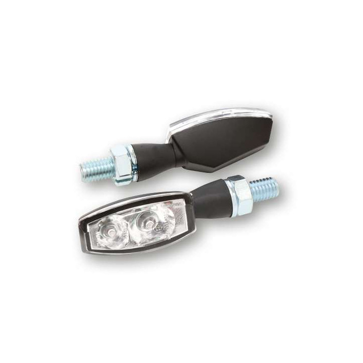 Motorcycle turn signals HIGHSIDER BLAZE BLACK/LIGHT